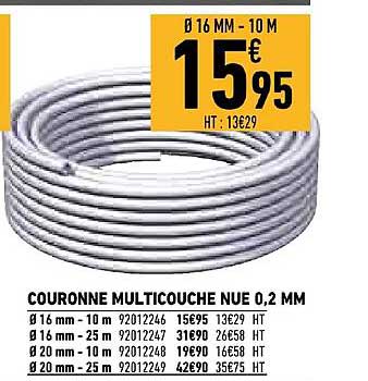 couronne multicouche nue 0.2 mm