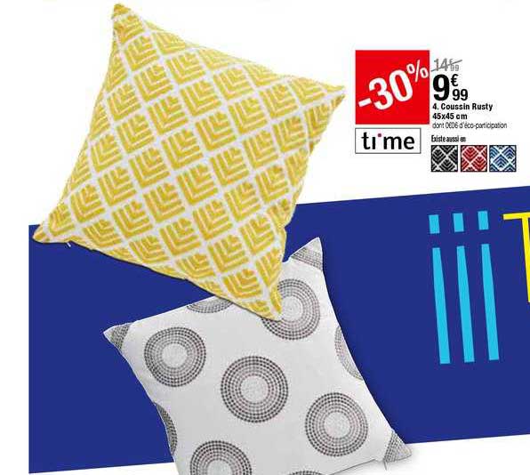 coussin rusty 45x45 cm