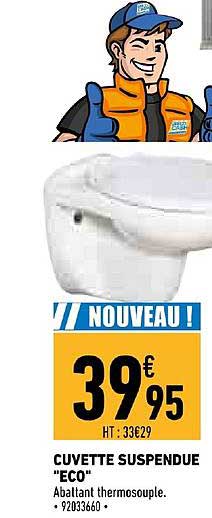 Cuvette Suspendue Eco