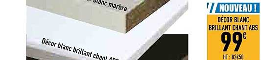 Décor Blanc Brillant Chant Abs