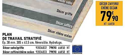 décor zaffiro chêne océan