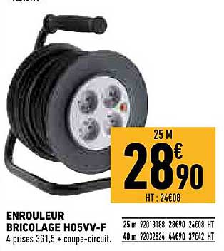 enrouleur bricolage h05vv f