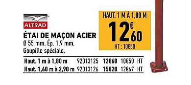 étai De Maçon Acier Altrad