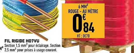 fil rigide h07vu