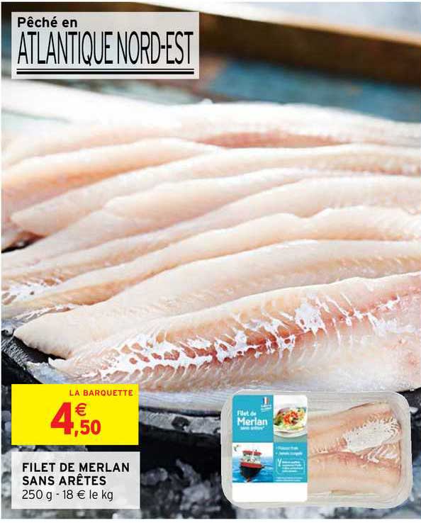 filet de merlan sans arêtes