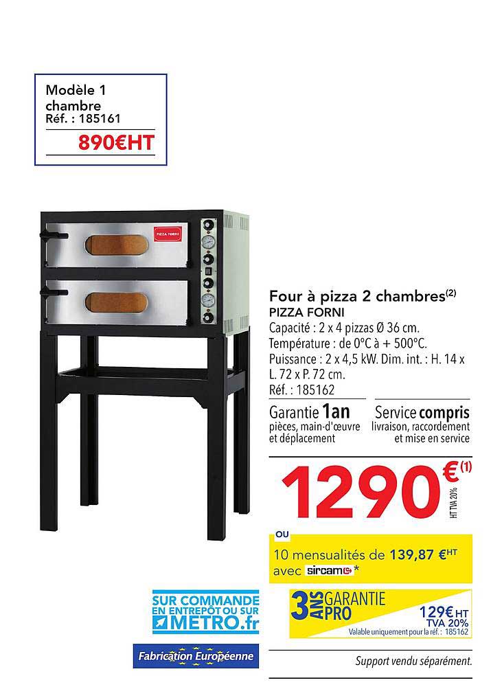 four à pizza 2 chambres pizza forni