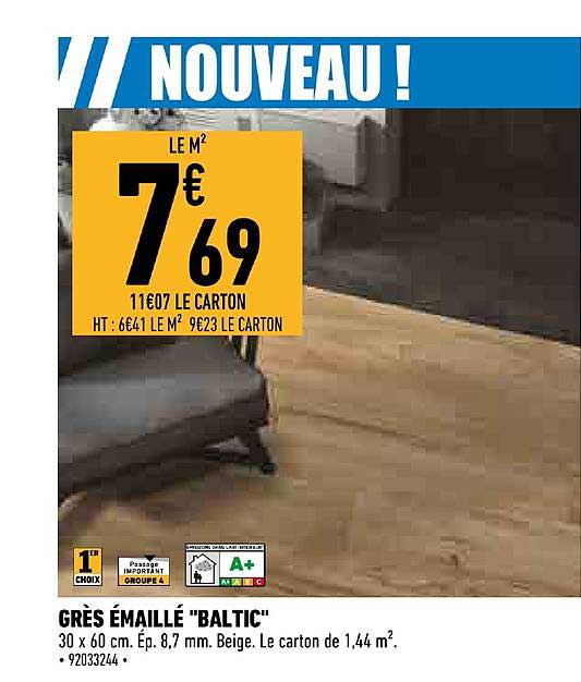 Grès émaillé Baltic