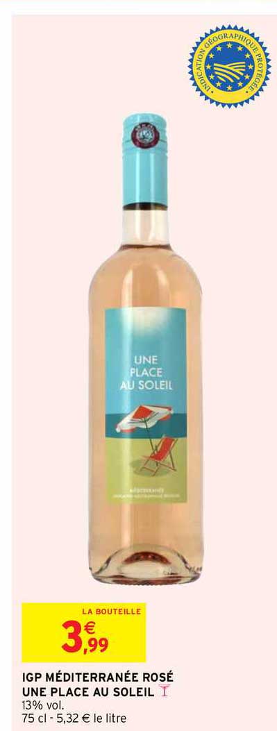 igp méditerranée rosé une place au soleil