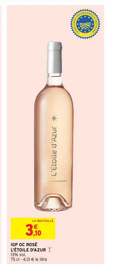 igp oc rosé l'étoile d'azur