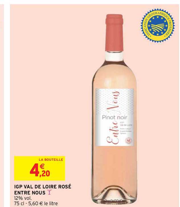 igp val de loire rosé entre nous