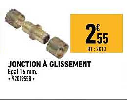 jonction à glissement