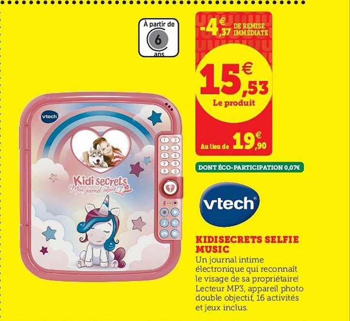 Kidisecrets Selfie Music Vtech