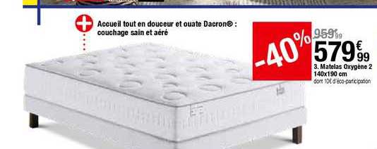 matelas oxygène 2 140x190 cm