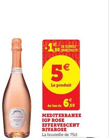 Méditerranée Igp Rose Effervescent Rivarose
