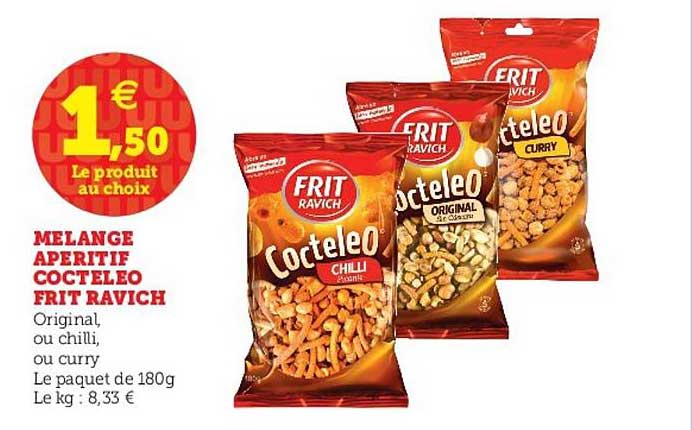 melange aperitif cocteleo frit ravich