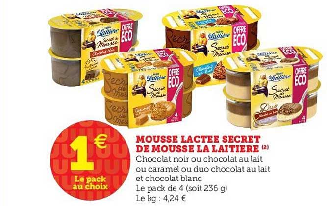 mousse lactée secret de mousse la laitière