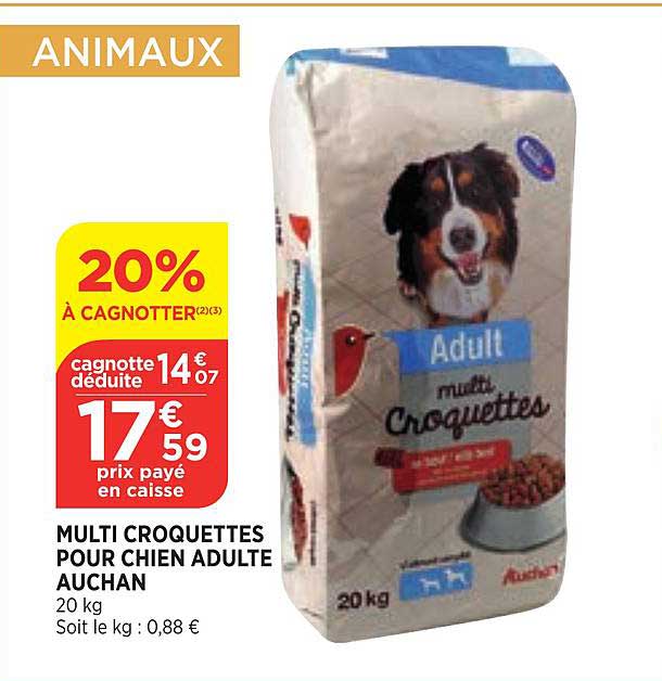 Multi Croquettes Pour Chien Adulte Auchan