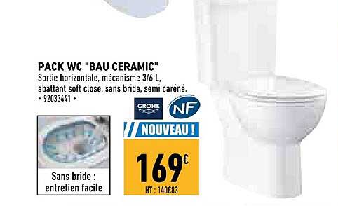 pack wc bau ceramirc