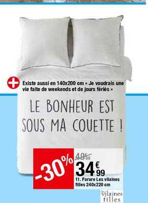 parure les vilaines filles 240x220 cm