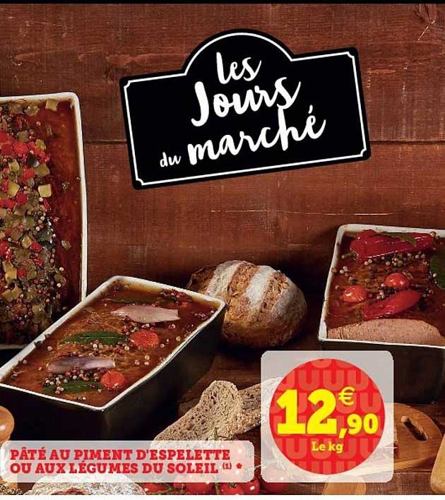 pâté au piment d'espelette ou aux légumes du soleil