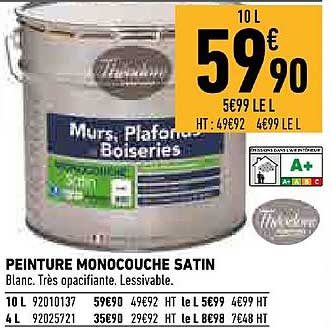 Peinture Monocouche Satin