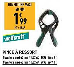 pince à ressort wolfcraft