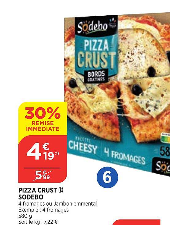 Pizza Crust Sodebo 30% De Remise Immédiate