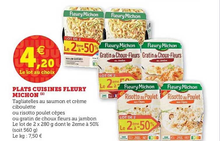 Plats Cuisinés Fleury Michon