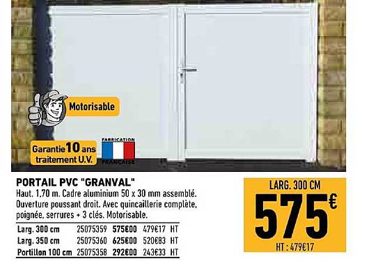 Portail Pvc Granval