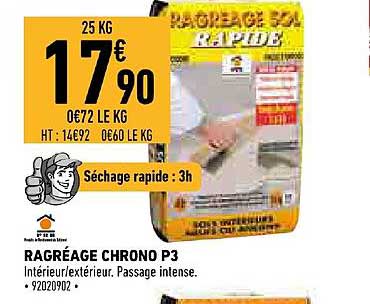 ragréage chrono p3