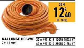 rallonge h05vvf