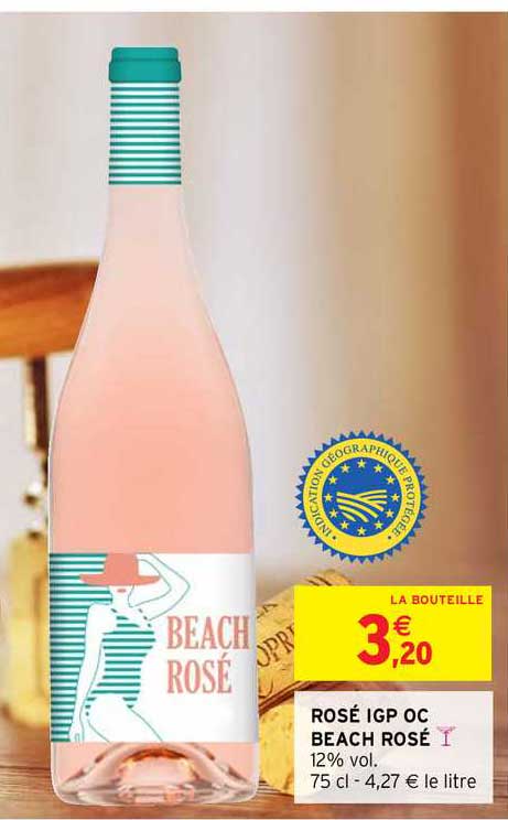 rosé igp oc beach rosé