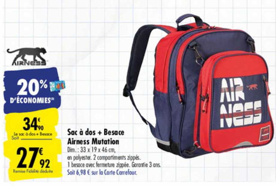 sac à dos + besace airness mutation