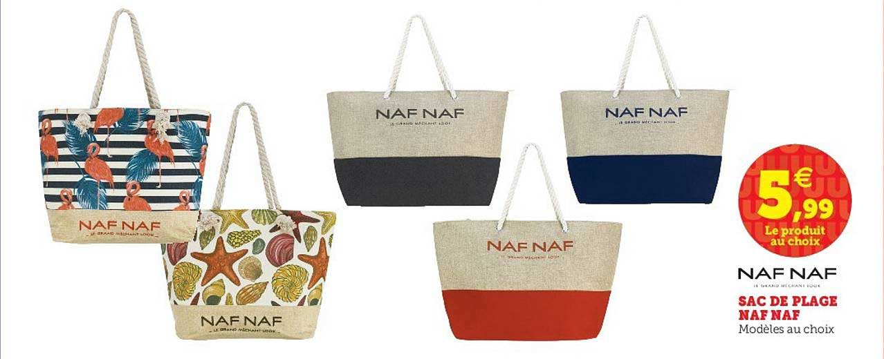 sac de plage naf naf