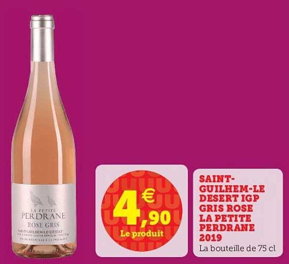 saint guilhem le desert igp gris rose la petite perdrane 2019