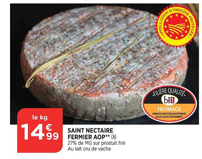 saint nectaire fermier aop