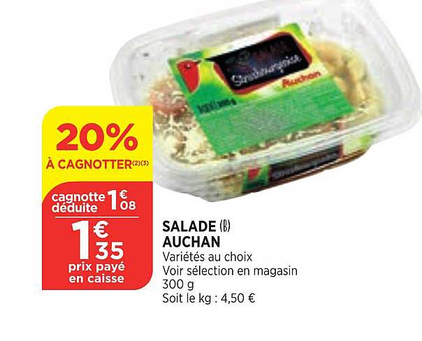 Salade Auchan