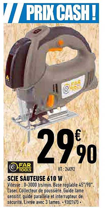 Scie Sauteuse 610 W Far Tools