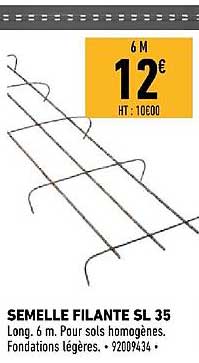 Semelle Filante Sl 35