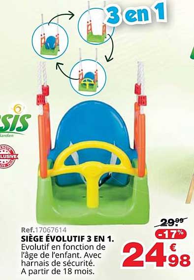 siège évolutif 3 en 1