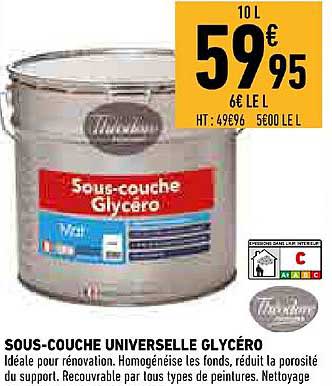 sous couche universelle glycéro