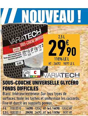 sous couche universelle glycéro fonds difficiles