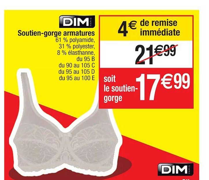 soutien gorge armatures dim