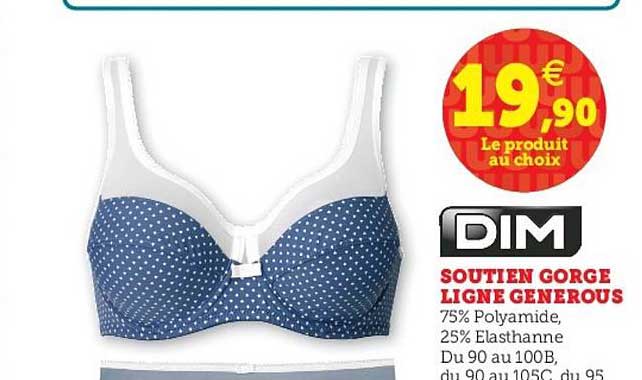 soutien gorge ligne generous dim