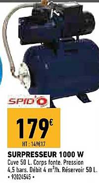 surpresseur 1000 w spido