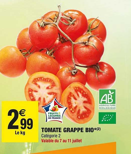 Tomate Grappe Bio