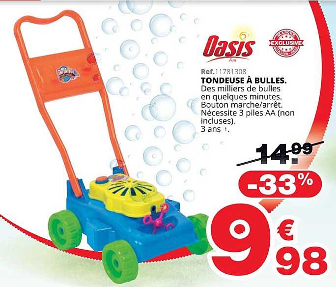 Tondeuse à Bulles Oasis