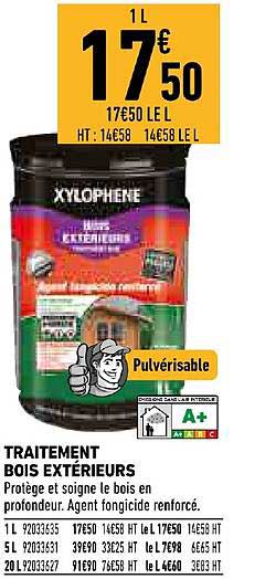 traitement bois extérieures