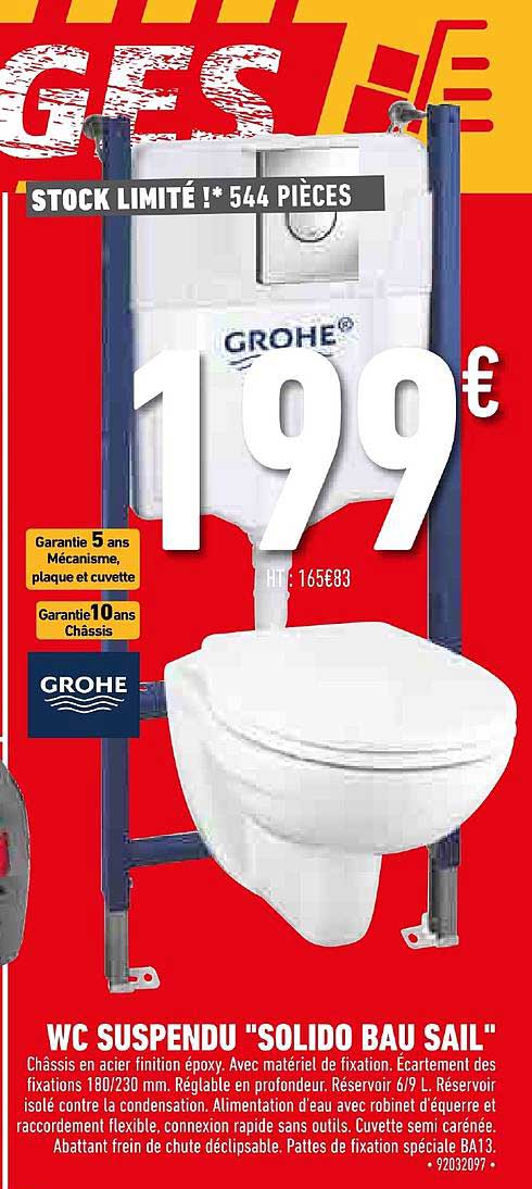 wc suspendu solido bau sail