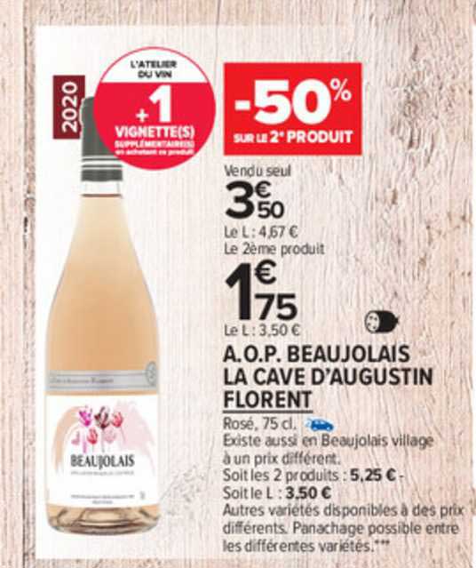 a.o.p. beaujolais la cave d'augustin florent